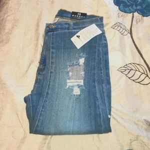 Fashion Nova distressed jeans